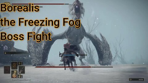 Elden Ring: Borealis the Freezing Fog Boss Fight (Feat.Windowmaker)