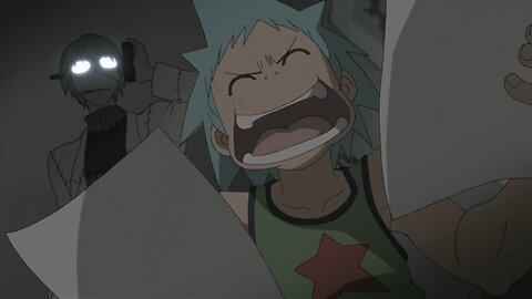 Soul Eater - Black Star tries to steal the answers