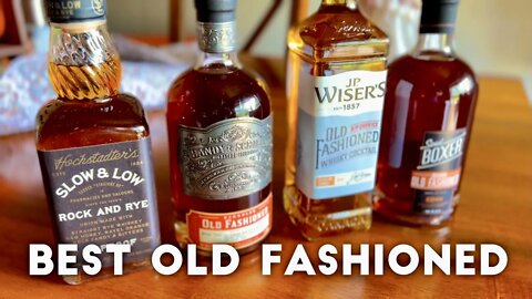 Comparing Best Pre-Mixed Old Fashioneds