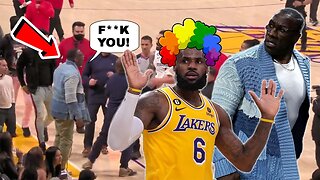 Hypocrite LeBron James DEFENDS heckler Shannon Sharpe but gets heckling fans EJECTED at NBA games!