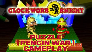 🎅🎄 Clockwork Knight Puzzle (Pengin War) - Sega Saturn Gameplay 😎Benjamillion 🎄🎅