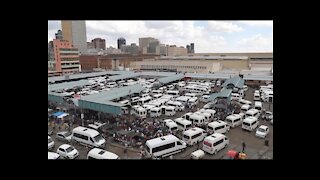 South Africa- Cape Town - Taxi association resorts to go-slow (eWm)