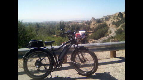 HIMIWAY FAT TIRE ELECTRIC CRUISER ~ 800 Mile & Accessory Review at the Iverson Movie Ranch Location