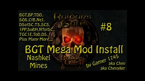 Let's Play Baldur's Gate Trilogy Mega Mod Part 8 - Nashkel Mines
