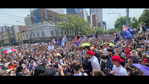 Cafe Locked Out - Freedom Protest Melbourne Australia 06/11/21