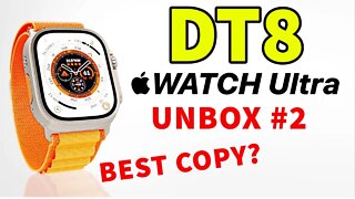 DT8 ULTRA Unbox smart watch best copy apple watch ultra series 8? #2