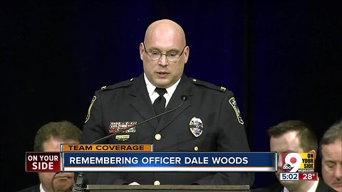Friends, fellow officers lay Dale Woods to rest