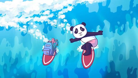 BIBLE & BEATS For Sleep/Study 📖🎧💤 Catch The Wave Surf Panda 🌊🏄‍♂️🐼 (Christian Lofi)