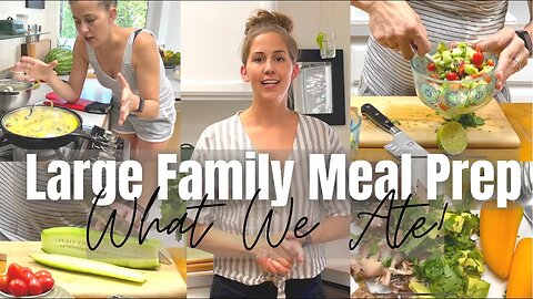 Cook With Me Meals for a Week |Family Meal Prep | Cooking From Scratch