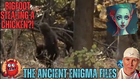 Juvenile Bigfoot Caught on Camera Stealing a Chicken!