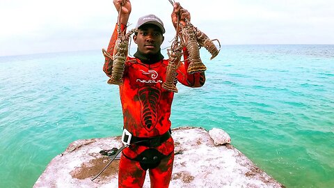 Florida Spiny Lobster Catch Clean Cook (Grilled Lemon Butter Lobster)