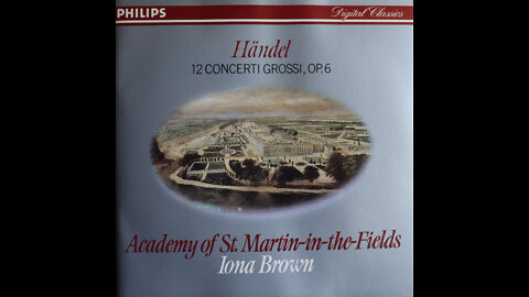 Handel - Concerti Grossi Opus 6 - Iona Brown, Academy of St.artin In The Fields (1981) [Complete CD]