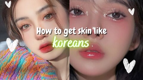 How to get clear skin like Koreans #koreans #clearskin