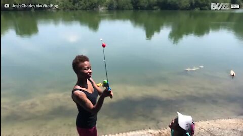 La pêche n'est clairement pas fait pour tout le monde!