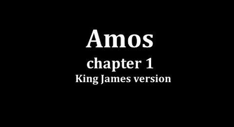 Amos 1 King James version