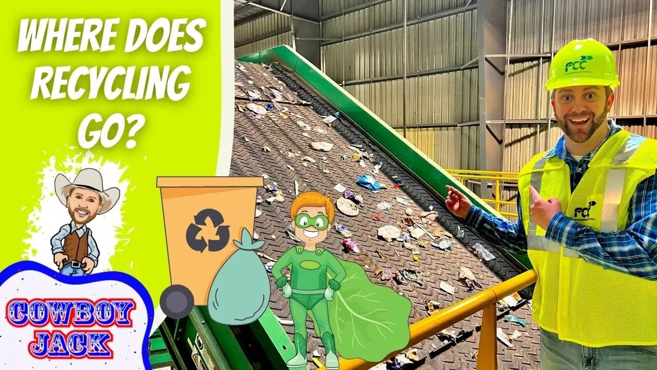 Where Does Recycling Go for Kids Recycling Sorting Center Educational Videos for Kids