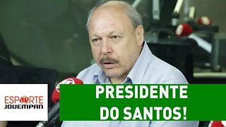 ENTREVISTA exclusiva com o novo PRESIDENTE do SANTOS!