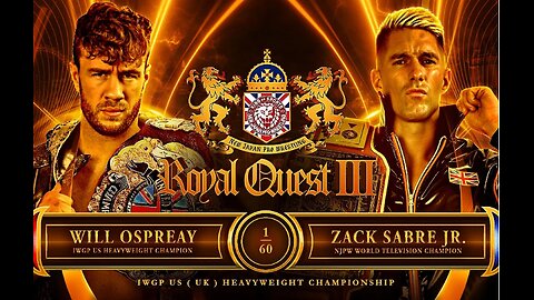 Will Ospreay vs Zack Sabre Jr highlights - NJPW Royal Quest III