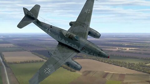 ME262 Vs Spitfire (IL-2 Sturmovik Battle of Bodenplatte)