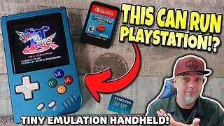 This TINY Retro Emulation Handheld Can RUN PlayStation! The Anbernic RG Nano!
