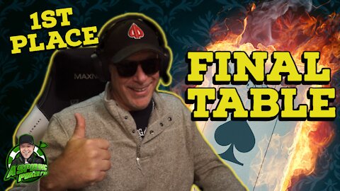 1ST PLACE FINAL TABLE POKER TOURNAMENT: Poker Vlogger final table highlights and poker strategy