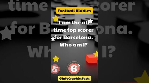 🏆 I am the all time top scorer for Barcelona Who am I?