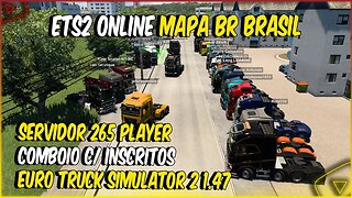 ESTRADAS DE TERRA NO MAIOR SERVIDOR BRASILEIRO PARA EURO TRUCK SIMULATOR 256 PLAYER MAPA BR BRASIL