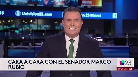 Rubio Habla con Univisión Miami Sobre Diversos Temas