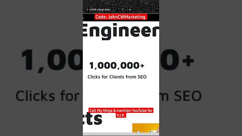My Ninja Website Design Web Design $99 Code JohnCWMarketing #webdesign #websitedesign #webdesigner