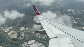AirAsia Flight from Bangkok to Kuala Lumpur Malaysia