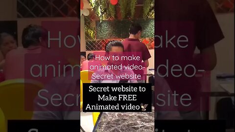 How to make animated video by secret website| #gadgets #shorts