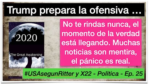 #USAsegunRitter y X22 - Política - Ep. 25