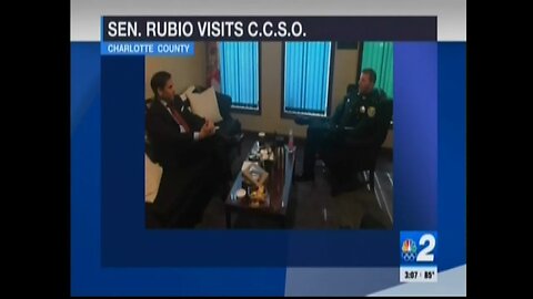 Senator Rubio Visits Charlotte County Sheriff's Office to Discuss Local Issues