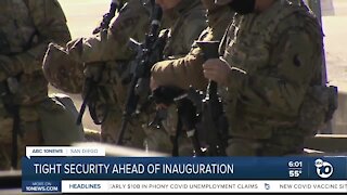 Tight security ahead of Inauguration