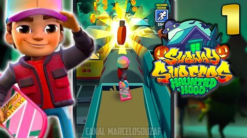 Subway Surfers Halloween Haunted Hood 2023 GAMEPLAY COMPLETO SEM HACK #1