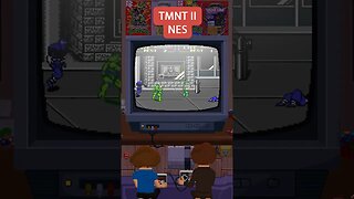 Teenage Mutant Ninja Turtles II: The Arcade Game (NES) #shorts