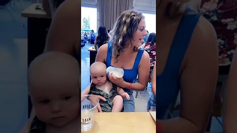 Hilarious Baby Feeder Fail That Left Us All in Stitches 😵‍💫😭 #shorts #funny #viral