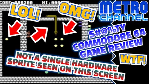 S#@%ty Commodore 64 Game Review: Developers should embrace hardware sprites