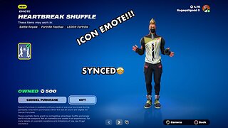 “NEW” HEARTBREAK SHUFFLE ICON EMOTE GAMEPLAY!