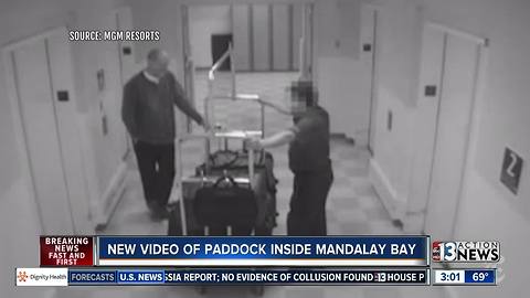Video shows Stephen Paddock interacting with Mandalay Bay employees