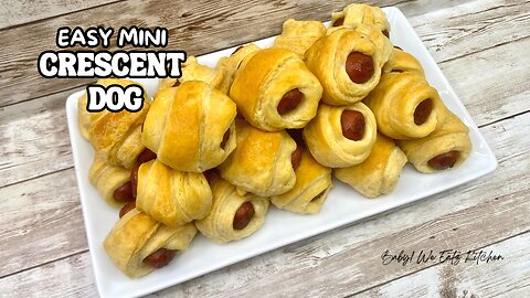 Easy Mini Crescent Dog Recipe | PIGS IN A BLANKET