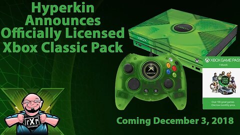 Breaking News: Hyperkin to Release Officially Licensed Xbox Classic Pack on 12/3/2018