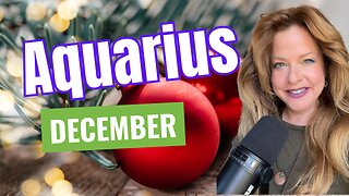 Aquarius ♒️ DECEMBER Energy Forecast Horoscope • Lenormand & Chakra Oracle Card Reading