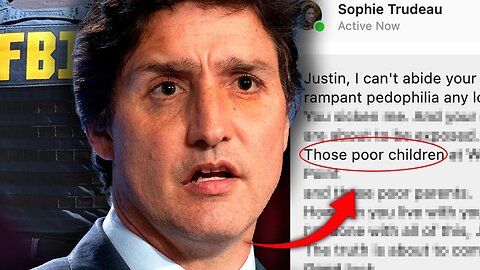 Justin Trudeau's Wife Left Him Because His Pedophilia Is About To Be Exposed