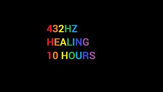 Sleep Music 432hz Healing Frequency (Black Screen)