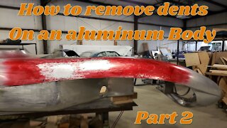 Auto Body Repair: How to remove dents from Aluminum Part 2
