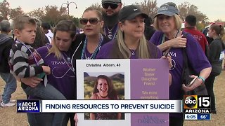 Helping people find resources to prevent suicide