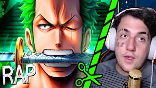 Rap do Zoro (One Piece) O Melhor Espadachim | Gabriza ♫ (Prod. Hunter) - Léo Muriel React