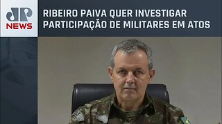 Novo comandante do Exército convoca reunião de cúpula para a próxima terça-feira (24)