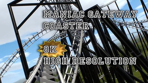 Maniac Gateway Coaster [4K/8K] [NoLimits2] [8192x4096]